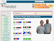 Tablet Screenshot of polyscitech.com